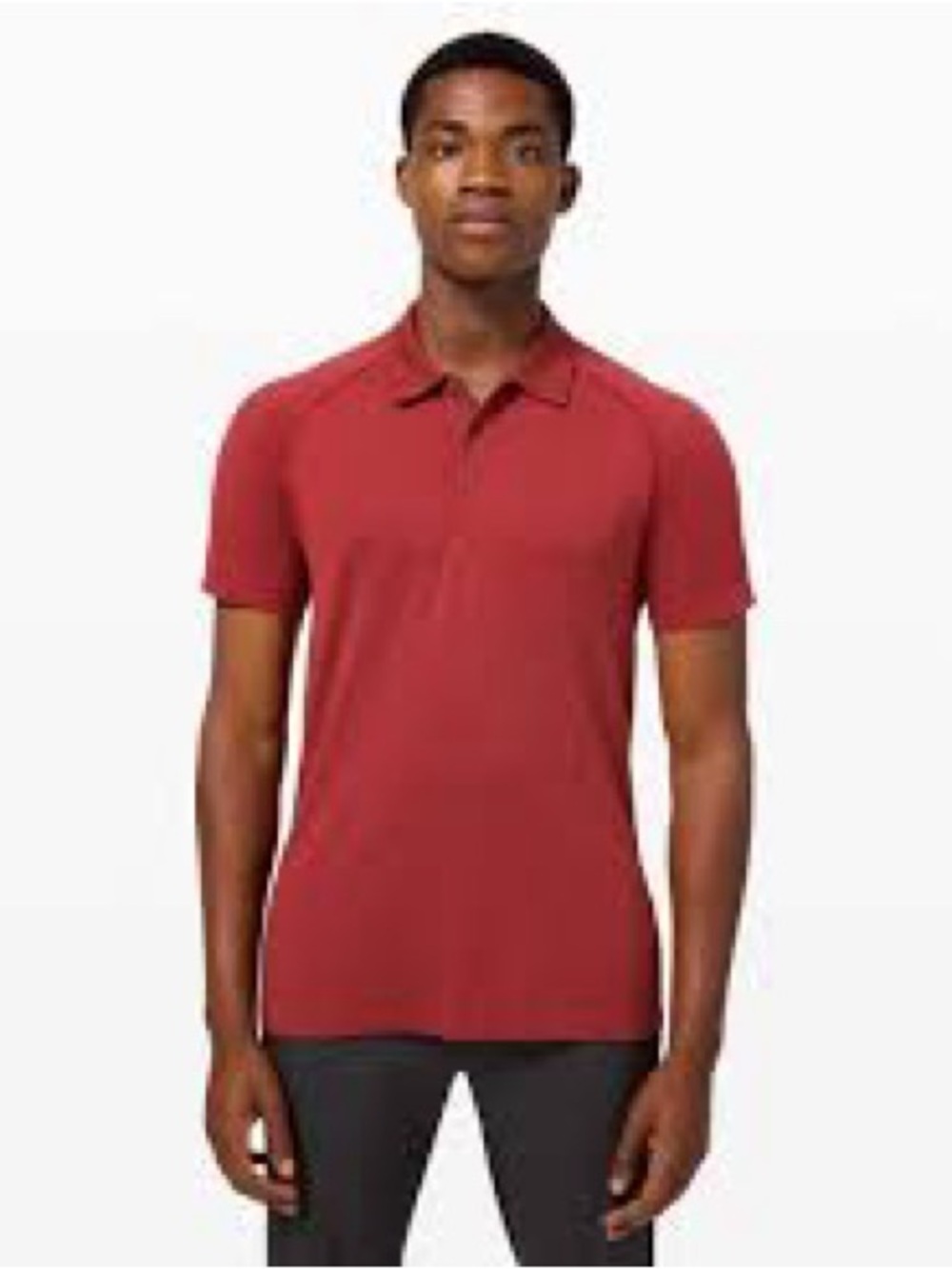 Sold -  athletica Men's Brick Red Polo